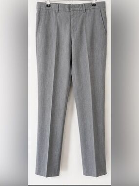 Express Men’s Slim Fit Dress Pants 36x34 Charcoal Gray Work Office Slacks